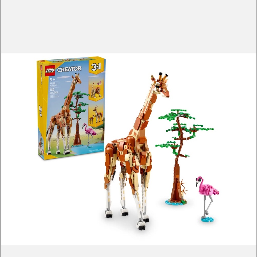 Lego Creator Wild Safari Animals Building Set #31150